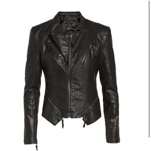 Blank NYC Vegan Leather Moto Jacket